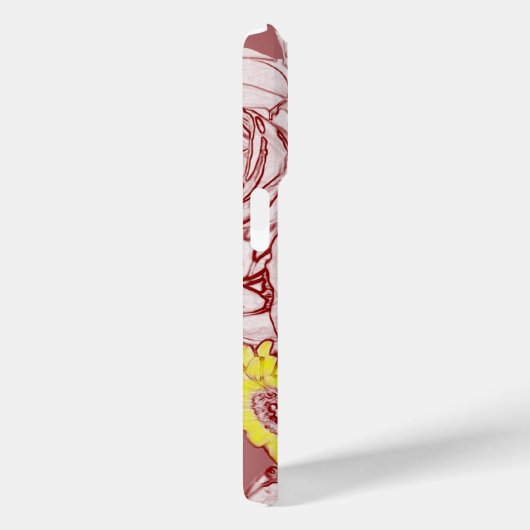 Terra Cotta Esperet Bouquet Case-Mate iPhone Hülle (Rückseite / Rechts)