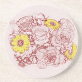 Terra Cotta Esperet Bouquet Getränkeuntersetzer (Vorne)