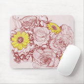 Terra Cotta Esperet Bouquet Mousepad (Mit Mouse)