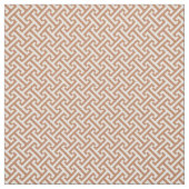 Terra Cotta Griechisches Schlüsselmuster Stoff (Muster)