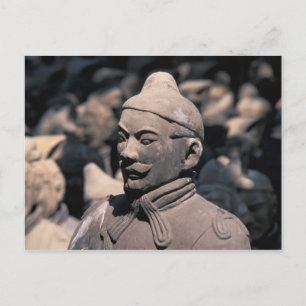 Terra Cotta-Krieger in Kaiser Qin Shihuangs 2 Postkarte
