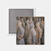 Terra Cotta-Krieger in Kaiser Qin Shihuangs Magnet (Vorderseite/Rückseite)
