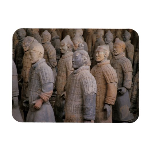 Terra Cotta-Krieger in Kaiser Qin Shihuangs Magnet (Horizontal)