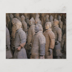 Terra Cotta-Krieger in Kaiser Qin Shihuangs Postkarte