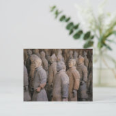 Terra Cotta-Krieger in Kaiser Qin Shihuangs Postkarte (Stehend Vorderseite)