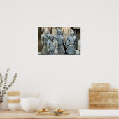 Terra-cotta-Krieger, Xi'an, China Poster (Küche)