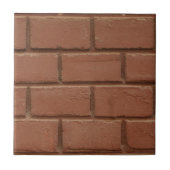 Terra Cotta Orange Red Brick DIY Hintergrund Fliese (Vorderseite)
