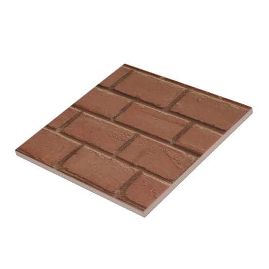 Terra Cotta Orange Red Brick DIY Hintergrund Fliese (Seite)