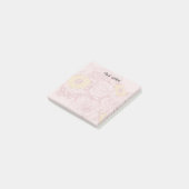 Terra Cotta Outlinet Bouquet Artwork Custom Post-it Klebezettel (angewinkelt)