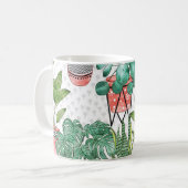 Terra Cotta Pflanze Pots Pattern. Kaffeetasse (Vorderseite Links)