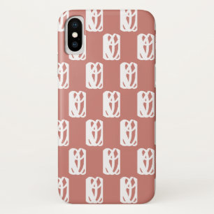 Terra Cotta Pink White Pattern Case-Mate iPhone Hülle