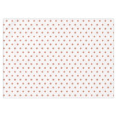 Terra Cotta Polka Dots Tischdecke (Vorderseite (Horizontal))