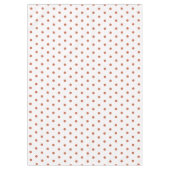 Terra Cotta Polka Dots Tischdecke (Vorderseite)