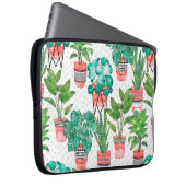 Terra cotta Pots Pflanze Aqua House Nahtlos  Laptopschutzhülle (Vorne Rechts)