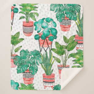 Terra cotta Pots Pflanze Aqua House Nahtlos Sherpadecke