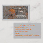 Terra Cotta Pottery Garden Decoration (photog) Visitenkarte (Vorne/Hinten)