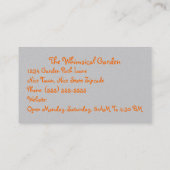 Terra Cotta Pottery Garden Decoration (photog) Visitenkarte (Rückseite)