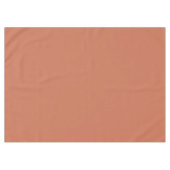 Terra Cotta Rustic Solid Color Tischdecke (Vorderseite (Horizontal))