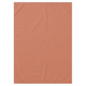 Terra Cotta Rustic Solid Color Tischdecke (Vorderseite)