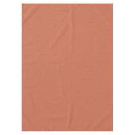 Terra Cotta Rustic Solid Color Tischdecke