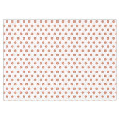 Terra Cotta Sand Polka Dots Tischdecke (Vorderseite (Horizontal))