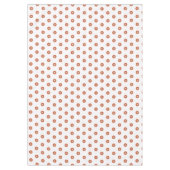 Terra Cotta Sand Polka Dots Tischdecke (Vorderseite)