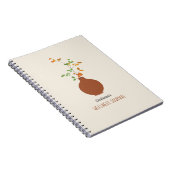 Terra Cotta Vase Self Care Wellness Journal Notizblock (Rechte Seite)