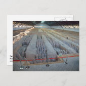 Terra Cotta Warriors Postkarte (Vorne/Hinten)