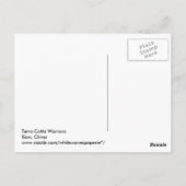 Terra Cotta Warriors Postkarte (Rückseite)