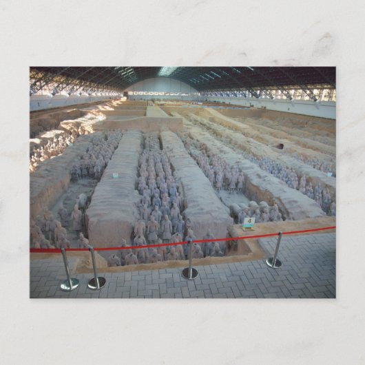 Terra Cotta Warriors Postkarte (Vorderseite)