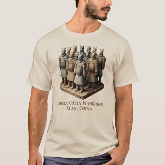 Terra Cotta Warriors: Xi'an, China T-Shirt (Vorderseite)
