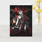 Terra-Dunkelheits-Feuer-Fee-Karte Karte (Gelbe Blume)