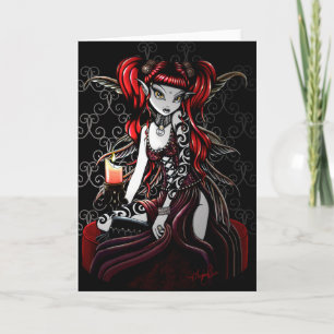 Terra-Dunkelheits-Feuer-Fee-Karte Karte