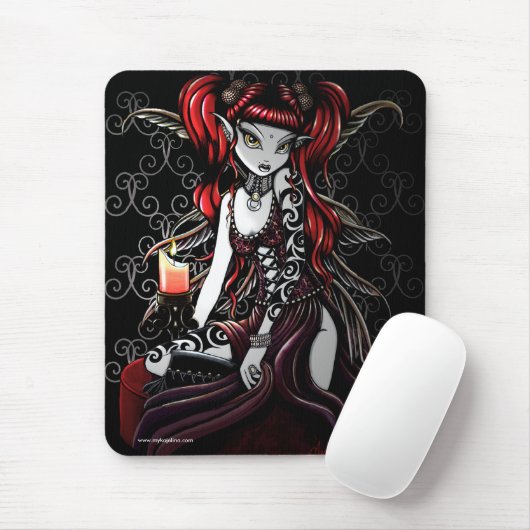 Terra-Dunkelheits-Feuer-Fee Mousepad (Mit Mouse)