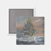 Terra Nova dringt in die wilde Gale Dawn Magnet (Vorderseite/Rückseite)