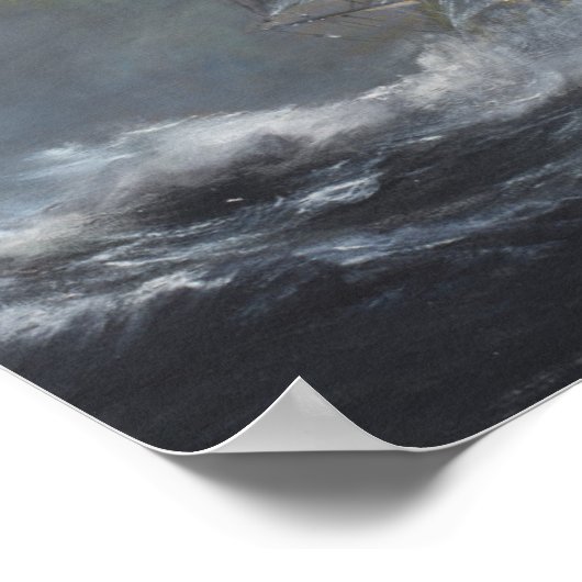 Terra Nova dringt in die wilde Gale Dawn Poster (Ecke)