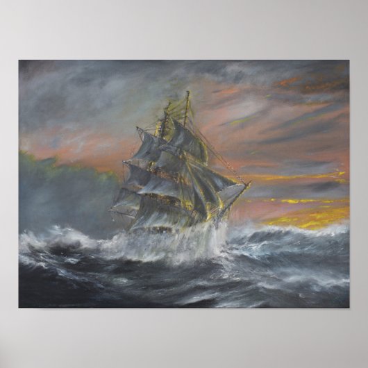 Terra Nova dringt in die wilde Gale Dawn Poster (Vorne)