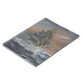 Terra-Nova geht in eine heftige Sturm-Dämmerung Notizblock (Linke Seite)