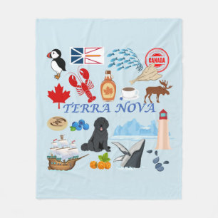 Terra Nova Neufundland Fleecedecke