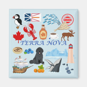 Terra Nova Neufundland Magnet