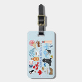 Terra Nova Newfundland Gepäckanhänger (Vorderseite vertikal)