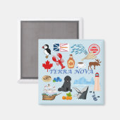 Terra Nova Newfundland Magnet (Vorderseite/Rückseite)
