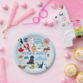 Terra Nova Newfundland Pappteller (Party)