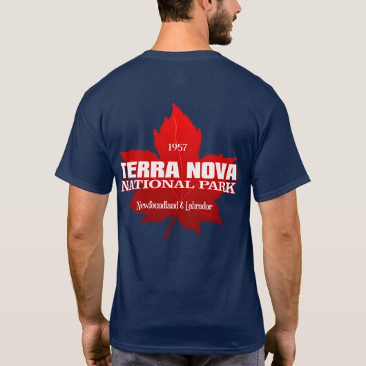 Terra Nova NP (Ahornblatt) T - Shirt (Rückseite)