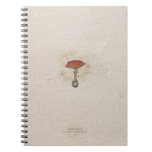 Terra Solta - Foraging & Mycology - notebook Notizblock (Vorderseite)