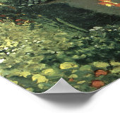 Terrace at St. Adresse, 1867,  Monet Poster (Ecke)