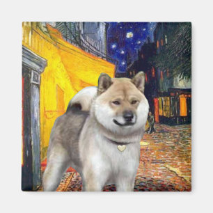 Terrace Cafe - Shiba Inu Magnet
