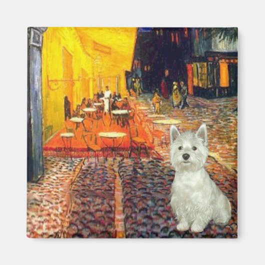 Terrace Cafe - Westie (S) Magnet (Vorne)