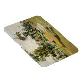 Terrace Garden, Abtei Woburn (Chromolitho) Magnet (Rechte Seite)