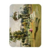 Terrace Garden, Abtei Woburn (Chromolitho) Magnet (Vertikal)